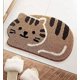 thumbnail image 2 of Alfombrillas de baño de gatito, bonita alfombra de gato Kawaii para baño, alfombra para bañera, alfombrilla para puerta de entrada, alfombra de baño antideslizante con absorción de, 2 of 5