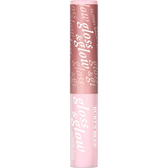 Burts Bees Gloss and Glow Glossy Balm, 100% Natural Origin, Chai Time, 1 Tube