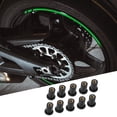 thumbnail image 3 of 10pcs Screw Nuts Rubber Motorcycle Rubber Motorcycle Windscreen Windscreen Nuts Shock-proof Motorbike Well Fasteners, M4, 3 of 6