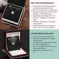 thumbnail image 5 of To My Soulmate Gift, Beautiful Love Story, Romantic Love Knot Necklace, 5 of 9