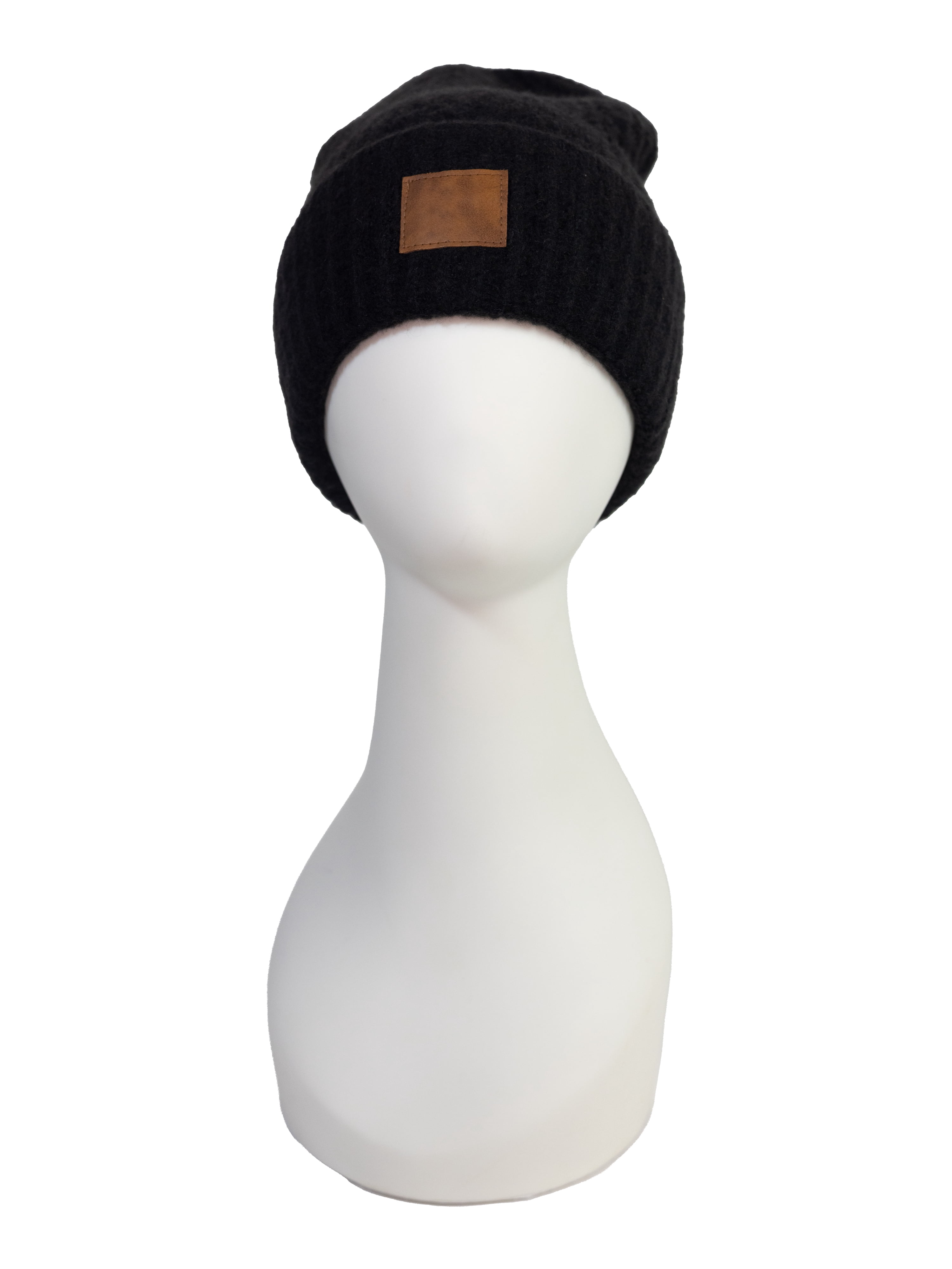 No Boundaries Mens 2-Pack Beanie, Black, One Size