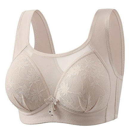 Chuancc Bras for Women No Underwire Seamless Tops For Women Sleeping Bras For Women Wide Strap Bras For Women Everyday Bras Gray 85 Clearance