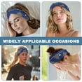 thumbnail image 6 of COEQINE Aztec Nurse Button Headband Wide Headbands for Girls Non Slip Youth Headbands for Sports Boys Football Nurse Headbands Thin Cute Medical Headbands, 6 of 7
