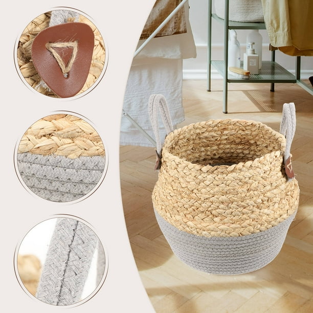 Hytrove Cesta Organizadora De De Para Ropa Sucia Y Almacenamiento Decorativo