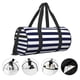 thumbnail image 3 of Easygdp Navy Blue And White Stripes Bolsa de Viaje, Bolsa de Mano, Bolsa de Gimnasio, Bolsa de Equipaje para Viaje, 3 of 6