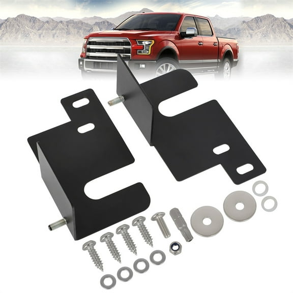 Tailgate Lock and Tail Light for Ford, 2017-2023 Ford F-Series, Super Duty 514-ups (F250, F350, F450) - Powdercoat