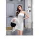 thumbnail image 4 of Traje de dos piezas con falda cruzada en el pecho, estilo coreano, estilo de otoño e invierno, estilo estrella de Zhang Tianai Song Jia, 4 of 5