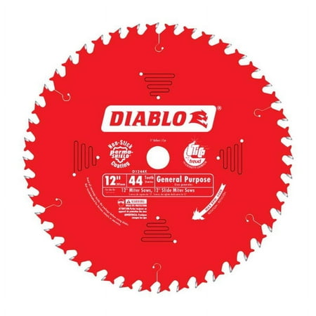 Diablo 12 in. Dia. x 1 in. Carbide Tip Circular Saw Blade 44 teeth 1 pk