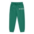 thumbnail image 6 of Ymyiu Toddler Girl Hoodie Girl's 2 Piece Outfits Graphic Hoodies Sweatshirt and Pants Set Sweatsuits Size 7-8 Years(Dark Green, 7-8 Years), 6 of 6