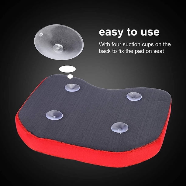 Asiento de kayak acolchado Asientos de kayak cómodos con cuatro ventosas Cojín de asiento de kayak Espesar Kayak suave Asiento de barco de pesca para kayak Canotaje Rafting