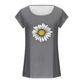 thumbnail image 4 of Birdeem Womens Cap Sleeve Tops Summer Tank Top Casual Basic Tees Shirts Loose Blouses, 4 of 12