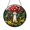 Acrylic 3.5 Inch, variant on Amanita Mushroom Forest Scene Stained Glass Suncatcher Window Decor, Botanical Art Hanging Panel, Decorative Glass Ornament Accent Gift