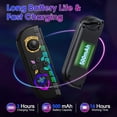 thumbnail image 3 of Wireless Controller for Nintendo Switch with Wrist Strap,Left and Right RGB Joypad Controllers Compatible with Switch/OLED/Lite,Support Dual Vibration/6-Axis Gyro/Motion Control/Wake-up(Zelda), 3 of 7