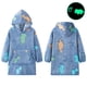 thumbnail image 1 of Albornoz con capucha de franela brillante y luminosa de unicornio, ropa de descanso para niños, manta luminosa para usar en el hogar, 1 of 6