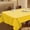 Yellow, variant on Byujiro 54"x108" Disposable Tablecloth Plastic Table Cover Thick Solid Color Table Cloth for Party, Birthday, Banquet, Wedding, Picnic, Dessert Table, Home & Event Decoration