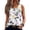 Light Purple, variant on Womens Summer Tank Tops Sleeveless V Neck T Shirt Loose Fit Floral Print Botton Down Tunic Blouses White XL
