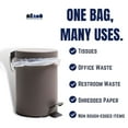 thumbnail image 4 of Plasticplace 7-10 Gallon High-Density Clear Trash Bags, 6 Micron,24"x24"  Garbage Can Liners,1000 Count, 4 of 8