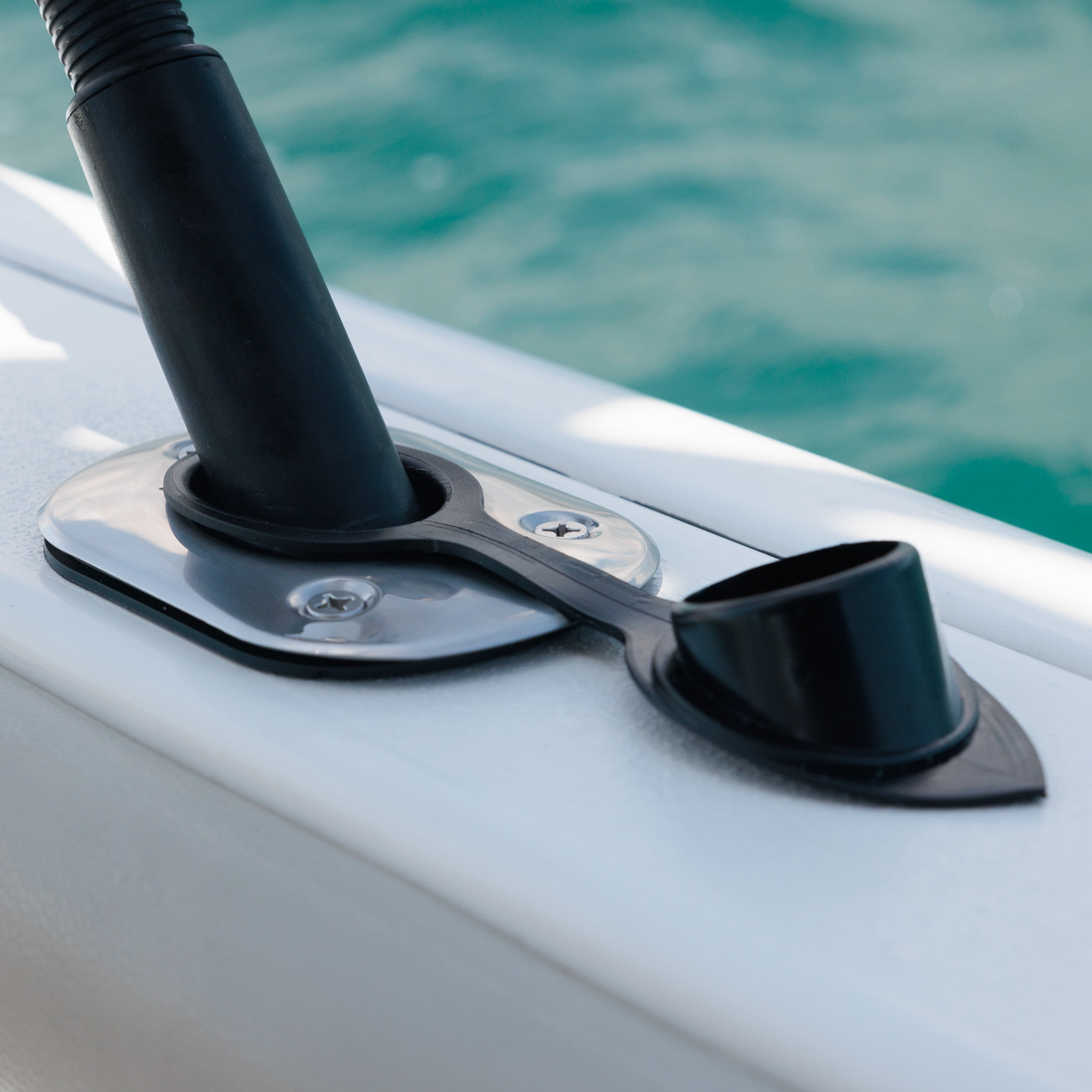 Boat fishing rod holder - 133/T - GIBI Marine - stainless steel