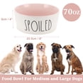 thumbnail image 2 of Tazón de Perro de Cerámica de 70Oz Unique Bargains 8" Tazón Grande para Agua de Perro Tazones Antideslizantes para Comida de Perro Grande Tazón a Prueba de Derrames Rosa, 2 of 7