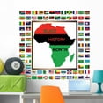thumbnail image 1 of Vector Illustration African and Wall Mural by Wallmonkeys Peel and Stick Graphic (36 in W x 36 in H) WM133921, 1 of 4