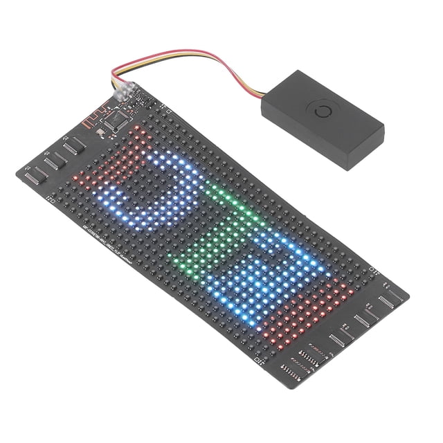 Letrero LED programable Jadeshay desplazable con batería incorporada y conexión Bluetooth
