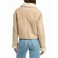 thumbnail image 2 of Sandro womens  Shearling Jacket, 42, Beige, 2 of 4
