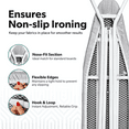 thumbnail image 5 of Home Intuition Scorch Resistant Standard Size Coated Ironing Board Cover and Pad, 15"x54", Grey (Cover Only), 5 of 8