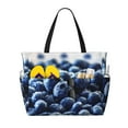 thumbnail image 1 of Disketp Blueberry Bolsa de Playa de Gran Capacidad, Bolso Impermeable y a Prueba de Arena para Mujer, Ideal para Playa, Piscina y Natación, 1 of 7