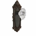 thumbnail image 5 of Grandeur Biarritz Crystal Door Knob with Grande Victorian Plate, 5 of 7