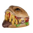 thumbnail image 4 of Hamburguesa Monstruo Decorativa Halloween Coleccionable Fantasía, 4 of 6