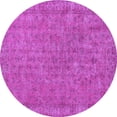 thumbnail image 1 of Ahgly Company Indoor Round Persian Purple Bohemian Area Rugs, 8' Round, 1 of 4