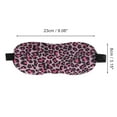thumbnail image 2 of Unique Bargains 1 Pc Leopard Print 3D Eye Mask for Rest for Travel Pink Polyester Sponge, 2 of 4