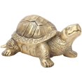 thumbnail image 1 of Tortuga Feng Shui, longevidad hecha a mano de latón puro, tortuga de suerte rica para decoración o regalo Feliz Sencillez, 1 of 5