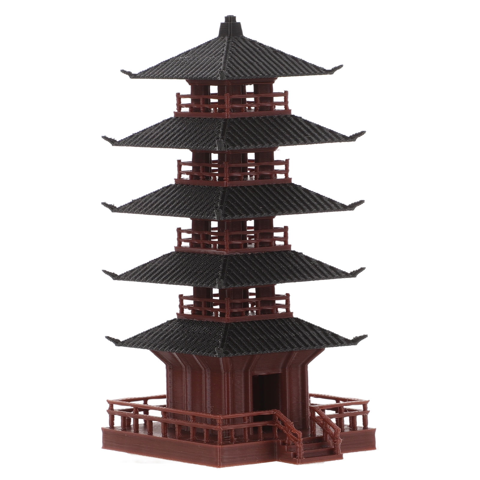 PTOOTP Brown Tower Statue Decoration with Compact Portable Design for Bar and Garden