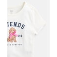 thumbnail image 3 of Wonder Nation Toddler Girls Graphic Tee with Short Sleeves, Sizes 18M-5T, 3 of 3