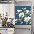 thumbnail image 3 of White Magnolia Dishwasher Magnet Cover Reuseable Refrigerator Magnet Cover Decal Kitchen Fridge Microwave Stickers Hoilday Party Decor 23 x 26 inch, 3 of 5