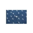 thumbnail image 6 of INSPIRE CHIC Men's Shirt Floral Printed Short Sleeve Button Down Shirt 40 Denim Blue, 6 of 7
