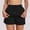 *Black, variant on ClodeEU Women's 2-in-1 Athletic Shorts,Drawstring Waist Workout Shorts with Liner and Pockets Black,Women's Plus L