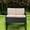 Black, variant on Elegant and Functional - Black Metal Love Seat and Table for Small Rooms