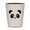White/Black, variant on CafePress - Panda Smile - White Shot Glass, Unique and Funny Shot Glass