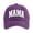 #02Purple, variant on Funny Dad Mom Mini Matching Family Hat, Adjustable Embroidered Parent-Child Baseball Cap Blue One Size