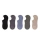 thumbnail image 3 of Namzi 10 pares de calcetines invisibles para hombre, antideslizantes, con agarre de silicona, transpirables, de corte bajo, informales, color gris oscuro., 3 of 5