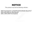 thumbnail image 2 of CMX Front Disc Brake Rotors Pair for Car Ford Explorer Mercury Mountaineer K8-100156, 2 of 8