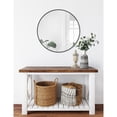thumbnail image 4 of Better Homes & Gardens 28 inch Round Metal Wall Mirror, Black, 4 of 8