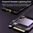 thumbnail image 2 of 512GB Internal SSD Up to 1800MB/s PCIe 3.0 M.2 2280 NVMe Gen 3 Internal Solid State Drive for PC Laptop, 2 of 6