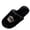 Black, variant on Wensltd Women Slippers Closed Toe Slippers Decor Warm Casual Indoor White