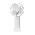 thumbnail image 1 of kurtrusly Student Desktop Gift Small Fan With Long-lasting Range Three Speed Adjustment For Silent Operation Glacier White, 1 of 6