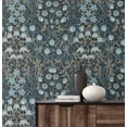 thumbnail image 2 of NextWall Bluestone Tulip Garden Peel and Stick Wallpaper, 2 of 11