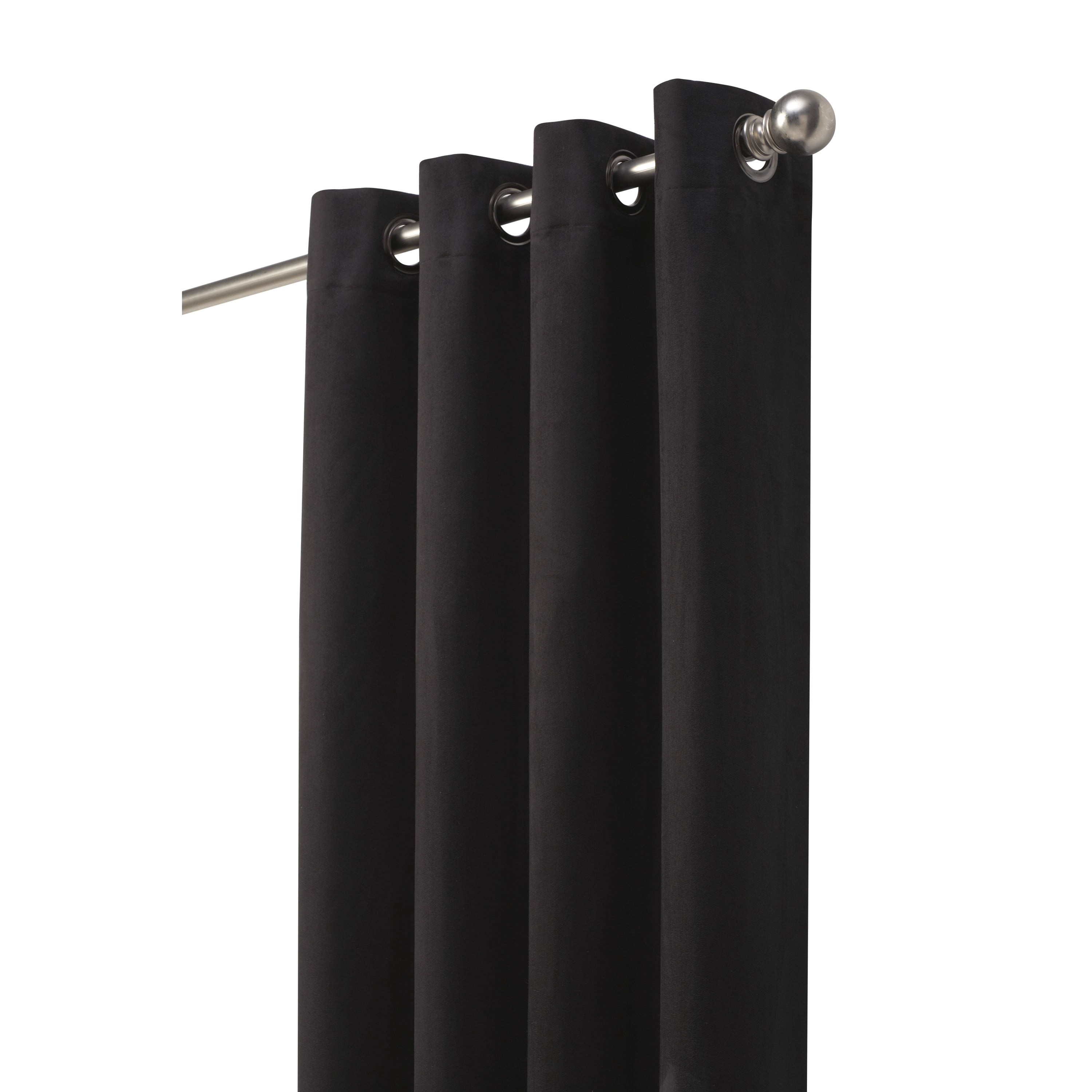 Loft Living Nova Blackout Grommet Indoor Curtain 54 x 108 in Black