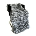 thumbnail image 3 of Plutus Off White Sherpa Faux Fur Luxury Throw Blanket, 3 of 3
